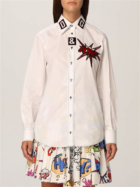 dolce gabbana women's business shirts